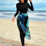 Women's Modest Full-Coverage Swimsuit